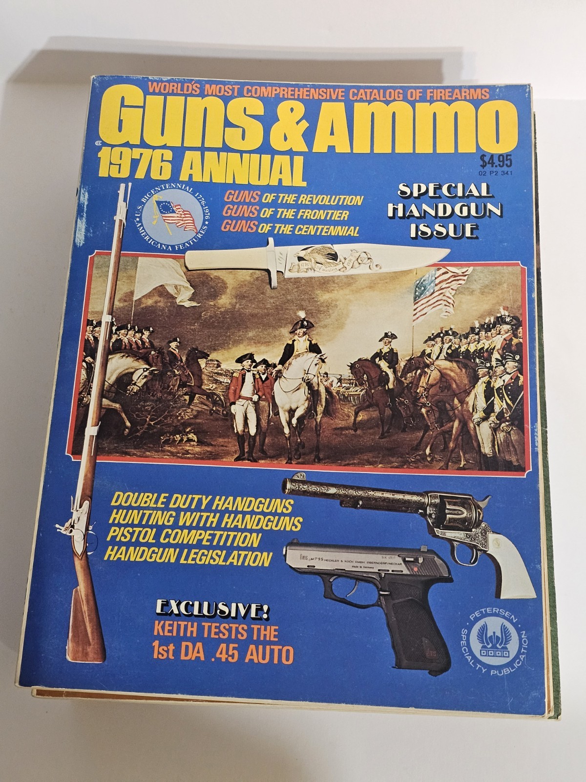 Vintage Lot of 11 Guns & Ammo Annuals, Guns Illustrated Journals and More.