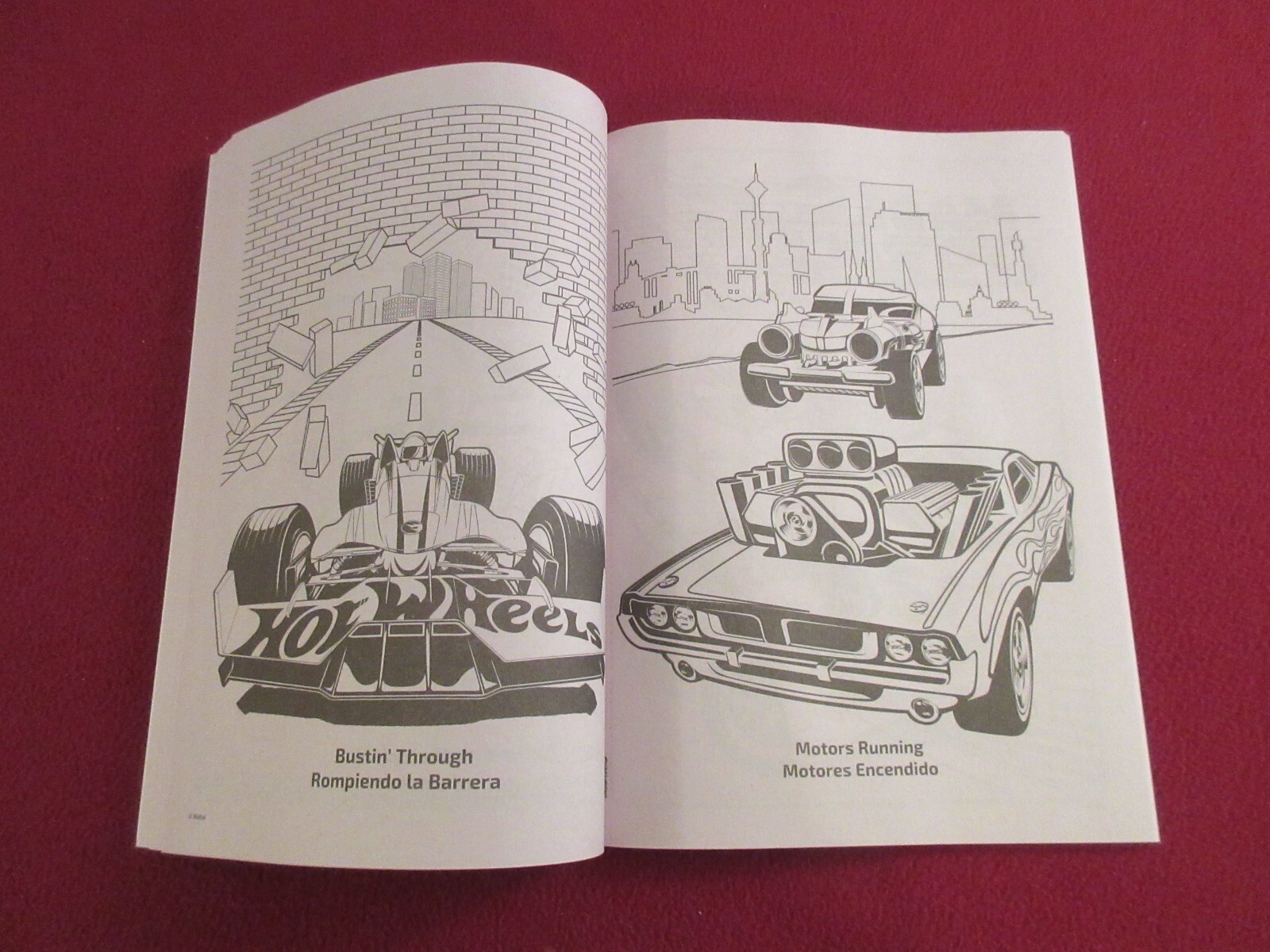 2025 Hot Wheels Coloring Book UNUSED NM/High Grade Original