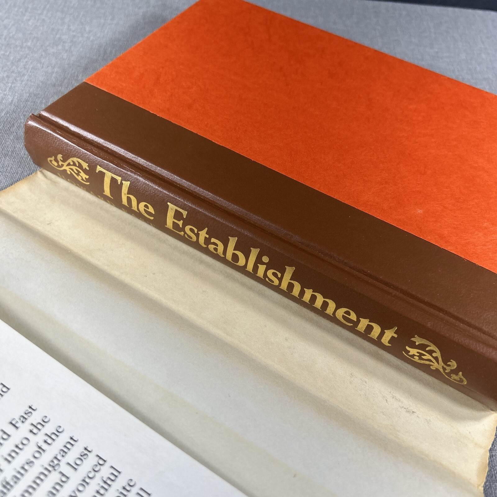 Howard Fast Establishment & The Unvanquished 1942 Vintage 2 Book Lot
