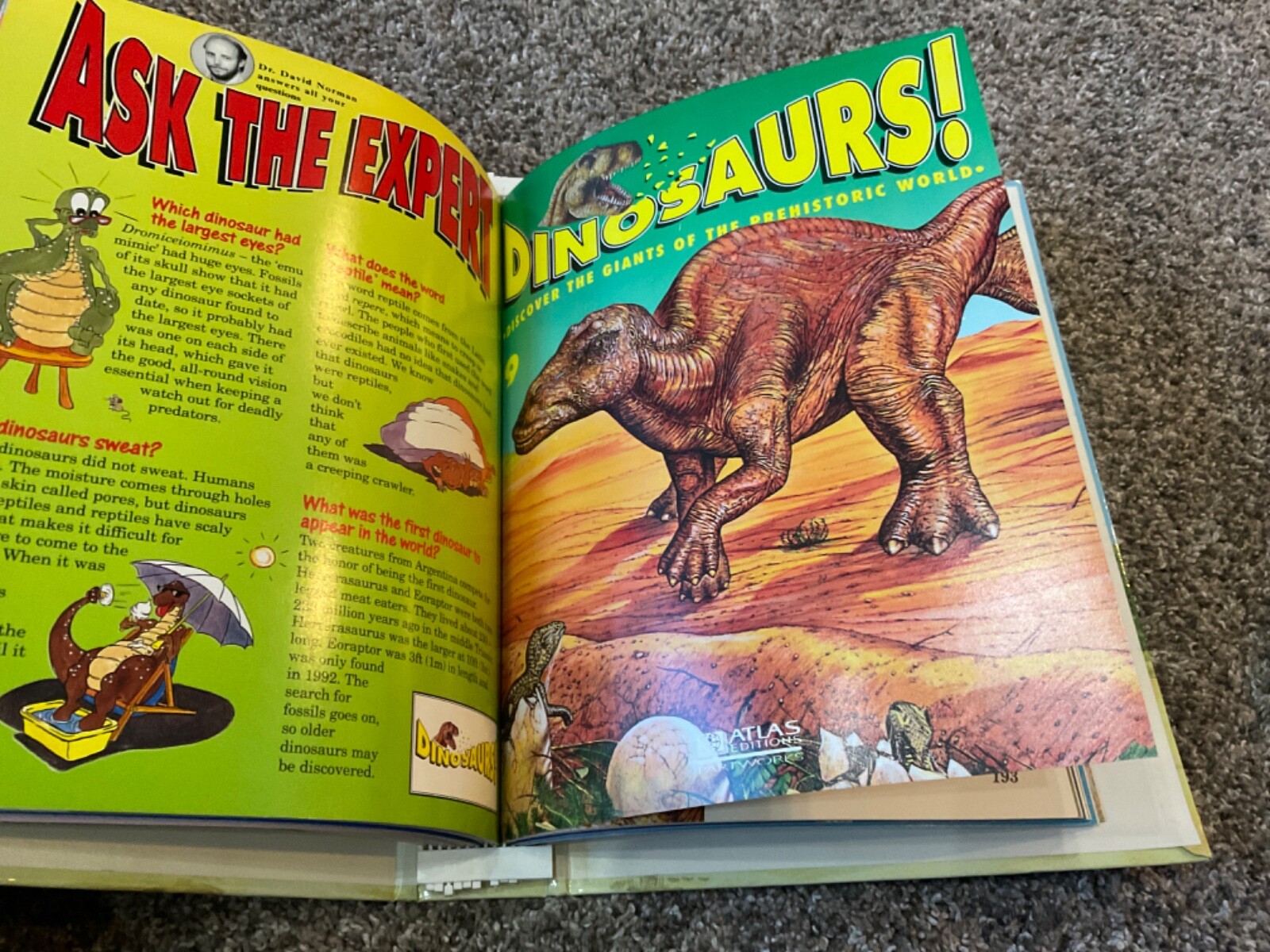1993 Dinosaurs Discover Giants of the Prehistoric World Binder #1 Issues 1-19