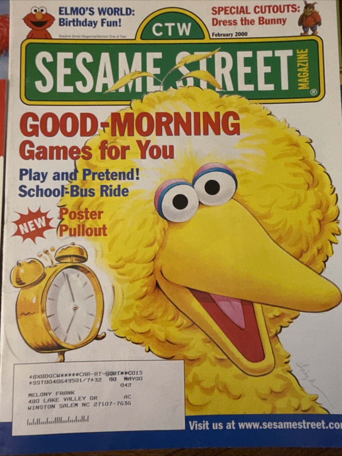 ctw sesame street magazine lot Of 13 Mainly 1999 & 2000