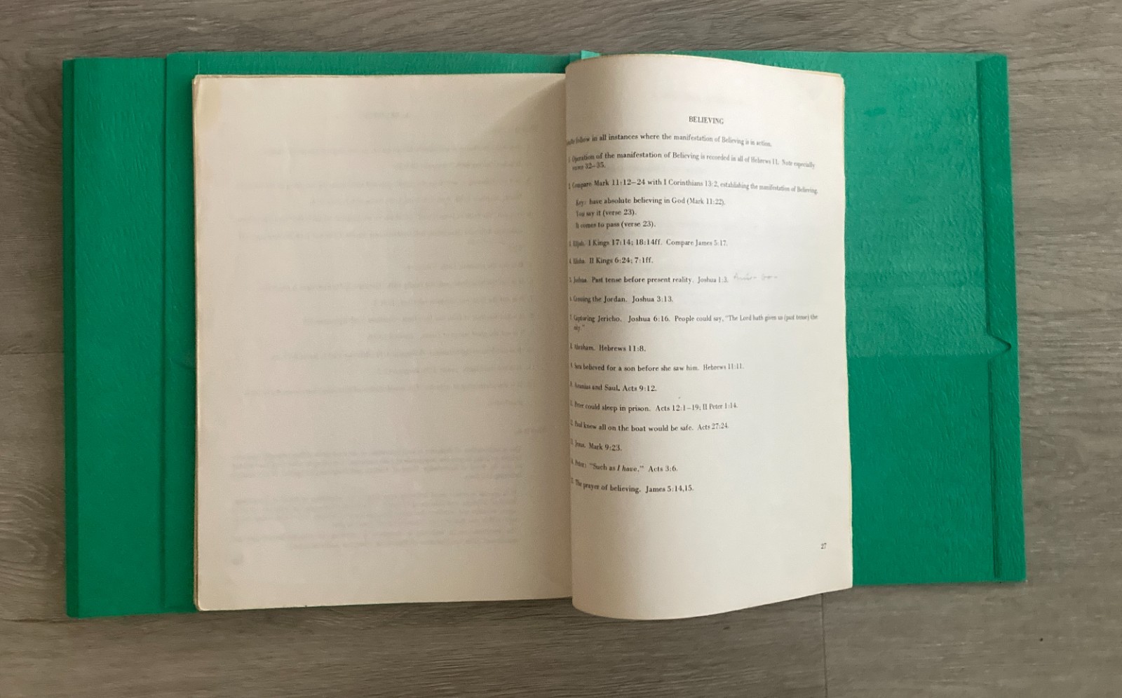 Advanced Class PFAL Syllabus, 1974 – Dr. Victor Paul Wierwille, 34 pages
