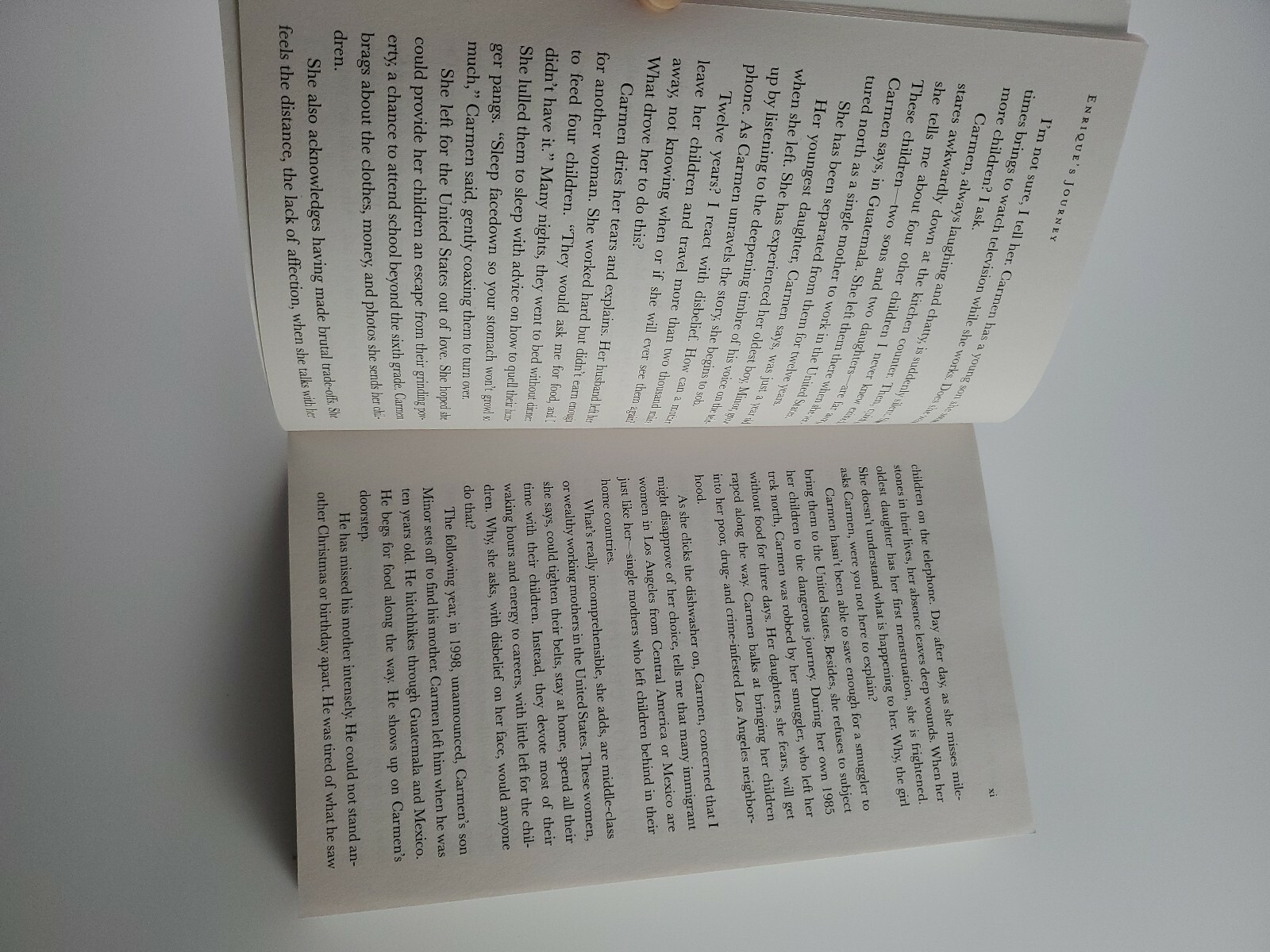 Enrique’s Journey: The Story of a Boy’s.. by Sonia Nazario PAPERBACK 2007