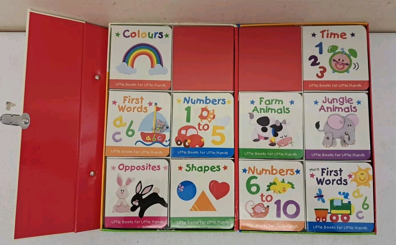 Set Of 10 Board Books-UNUSED-LIKE NEW-First Words-Children’s Early Learning