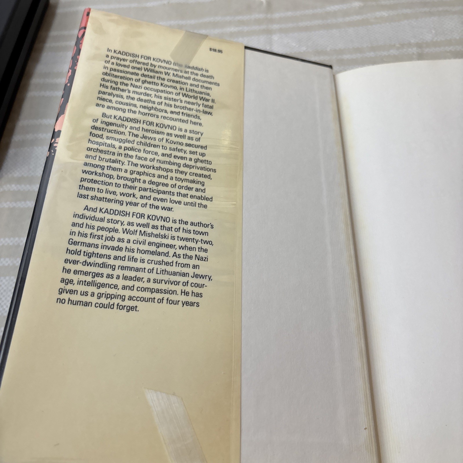 KADDISH FOR KOVNO Life and Death in a Lithuanian Ghetto 1941-1945
