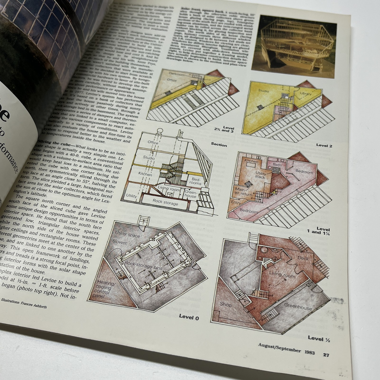 Fine Homebuilding Magazine August/September 1983 No. 18 Vintage Laminated Stair