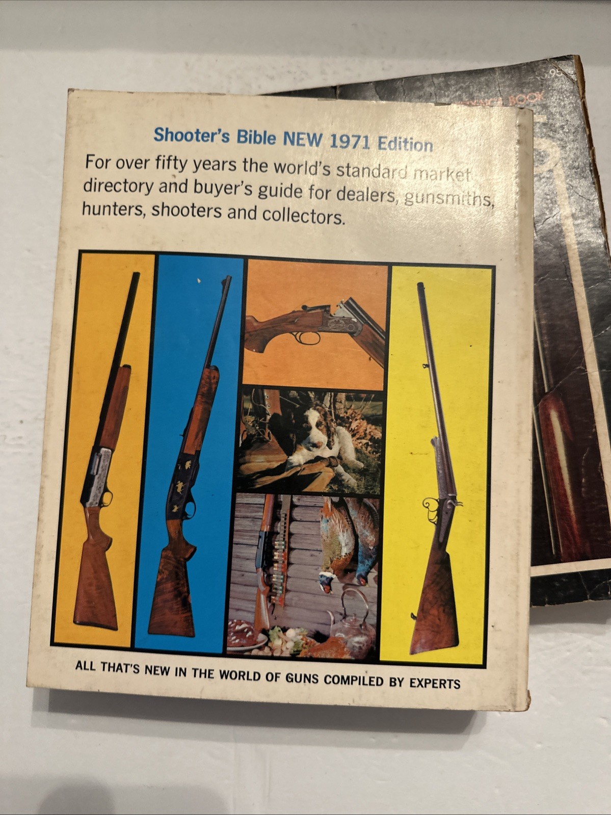 The Shooter’s Bible book lot 1971 1975 Vintage Firearms Reference Book