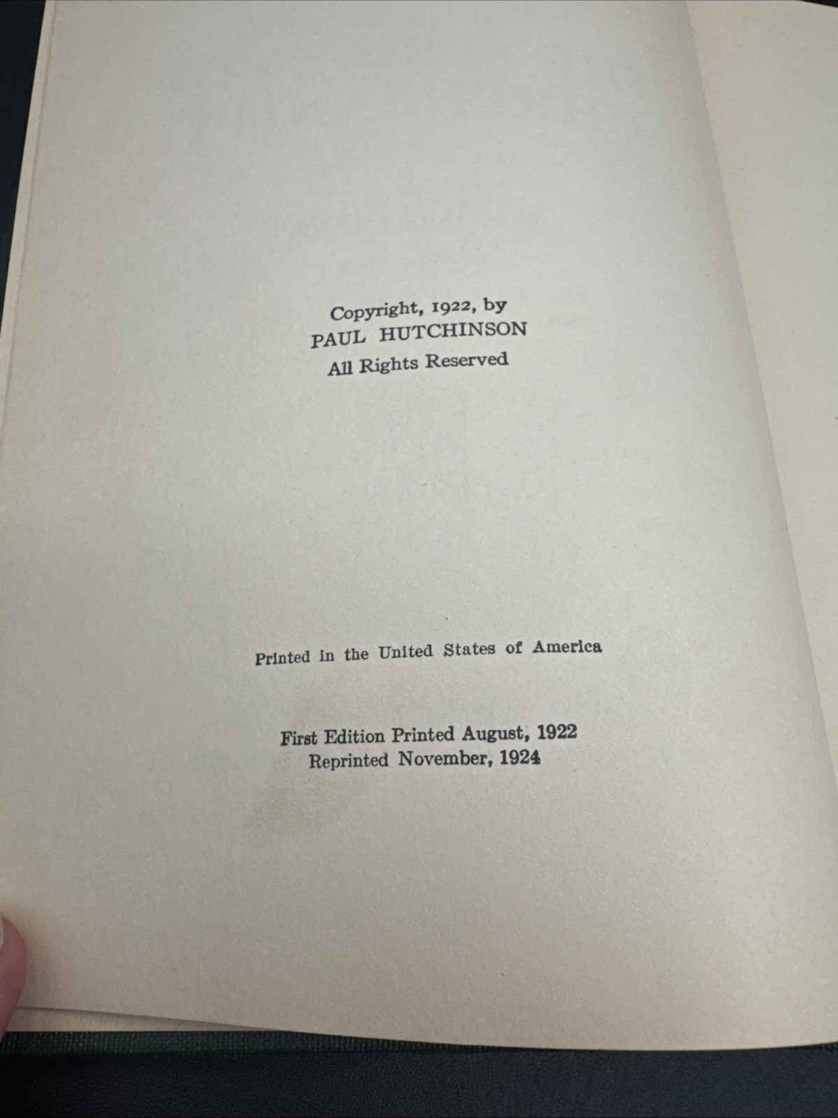 Vintage The Spread of Christianity by Paul Hutchinson HC 1924
