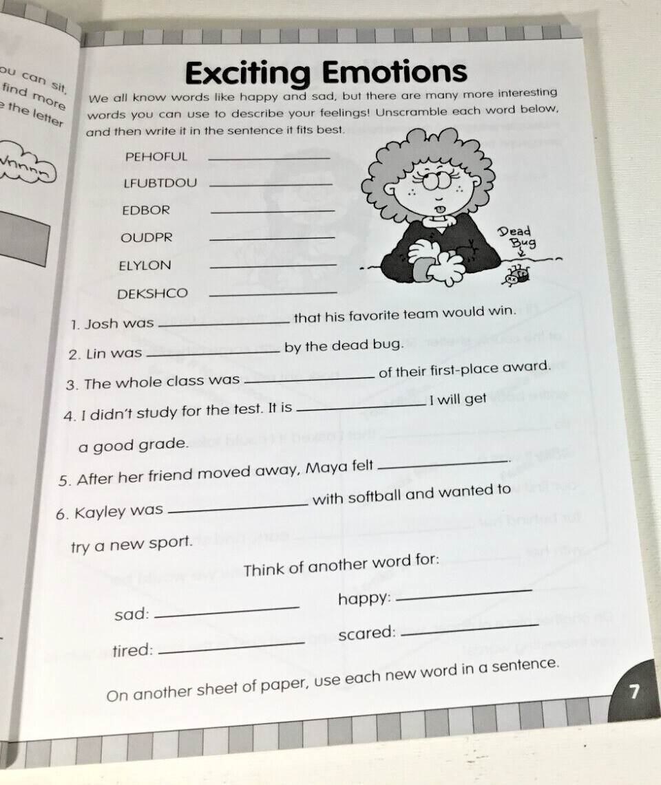 Spelling Puzzles and Writing Skills Books Grade 3-4 New
