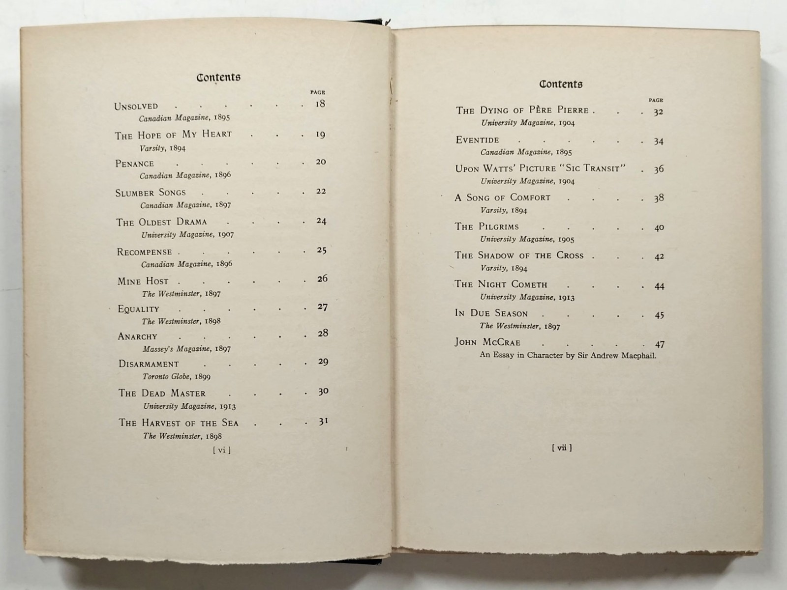 In Flanders Fields And Other Poems by John McCrae HC 1st American Edition 1919