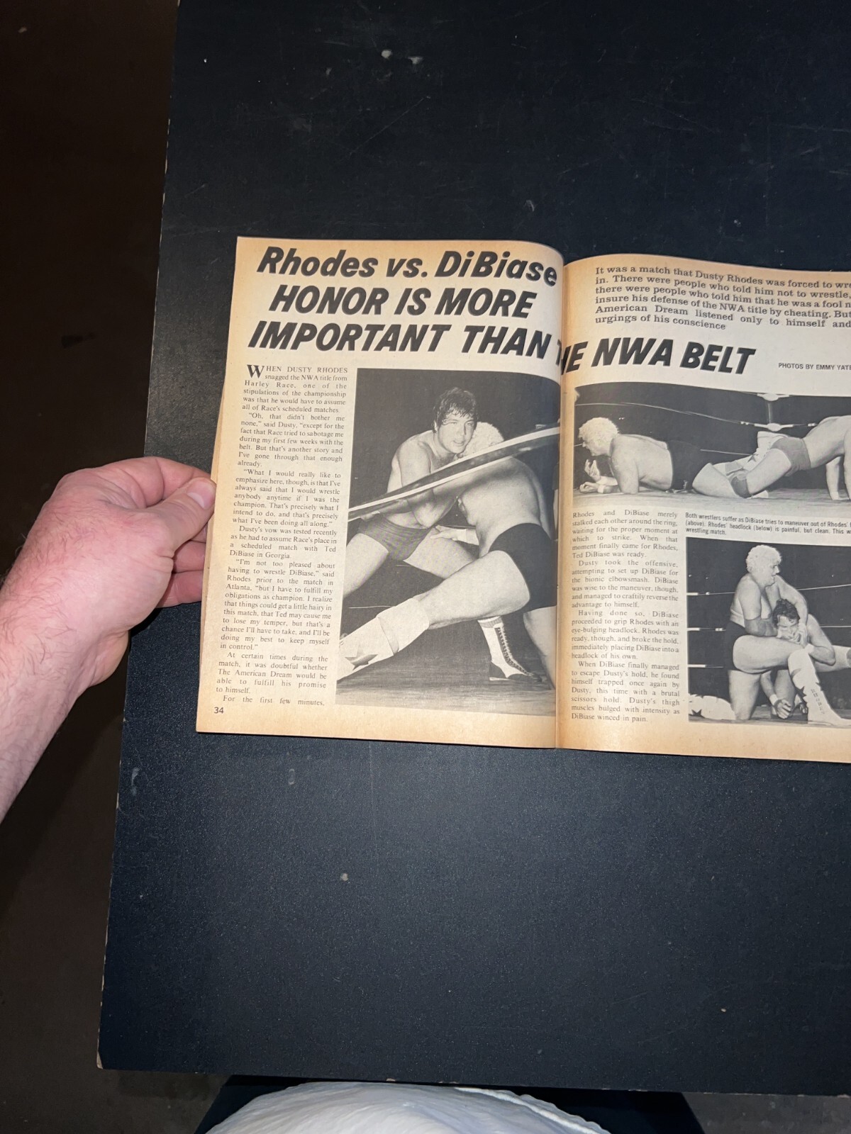 Sports Review Wrestling Magazine November 1981 Dusty Rhodes Cover NWA WCCW WWF