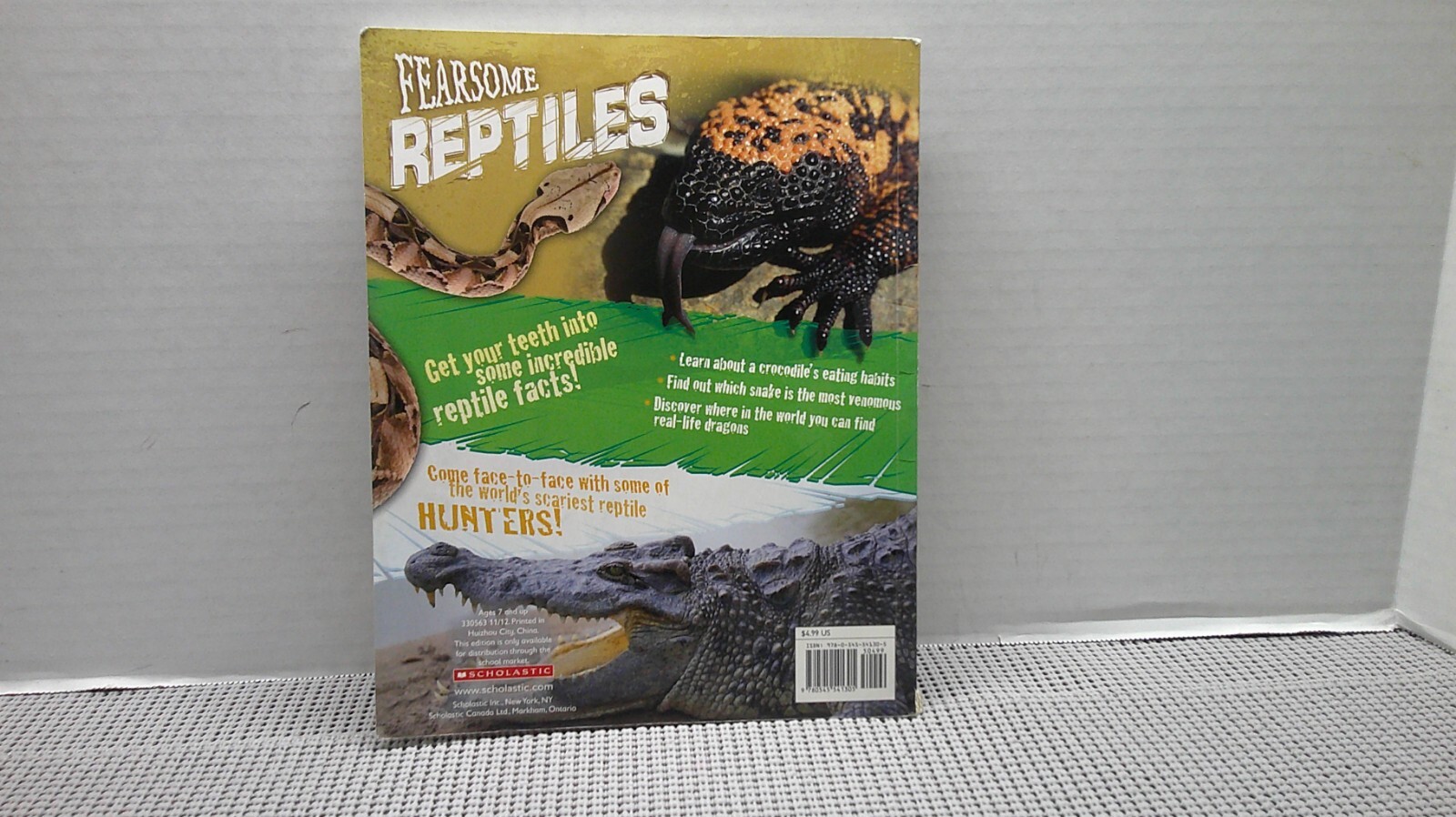 Fearsome Reptiles by De La Bedoyere, Camilla
