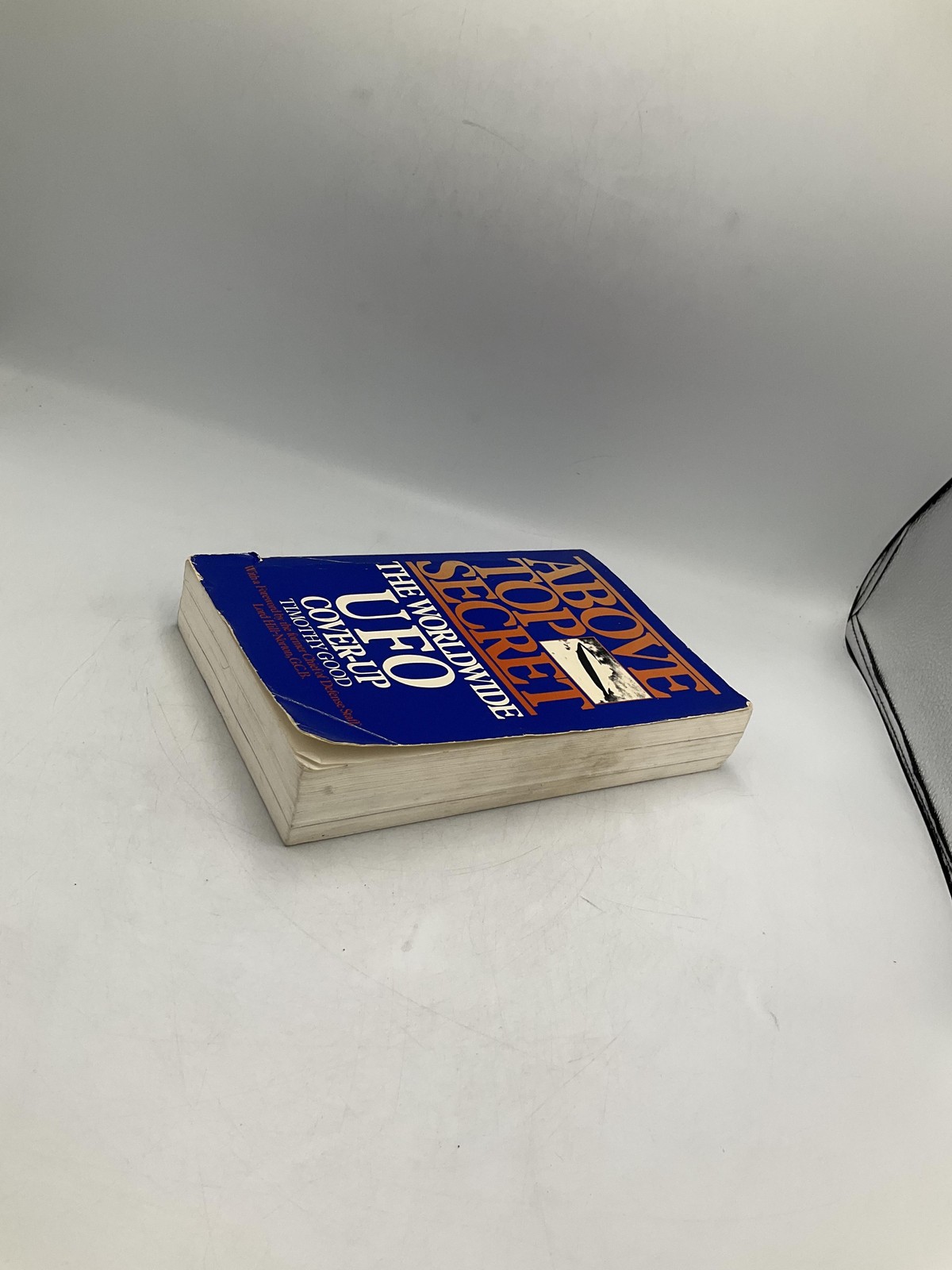 Vintage Above Top Secret Timothy Good William Morrow 1988 Paperback Blue