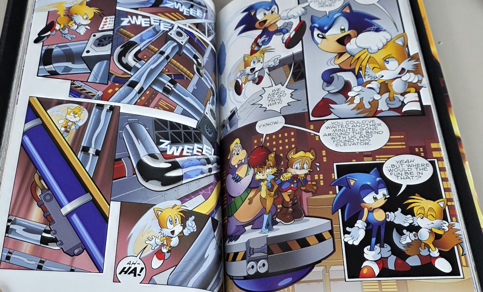 SONIC: GENESIS (Achie Comics 2012 GN Hardcover Hedgehog ~ Flynn Spaz Yardley)