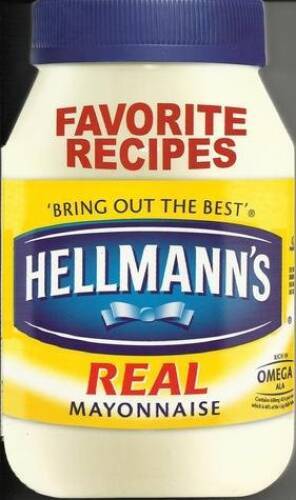 Hellmanns Mayonnaise Favorite Recipes Board Book – Board book – VERY GOOD