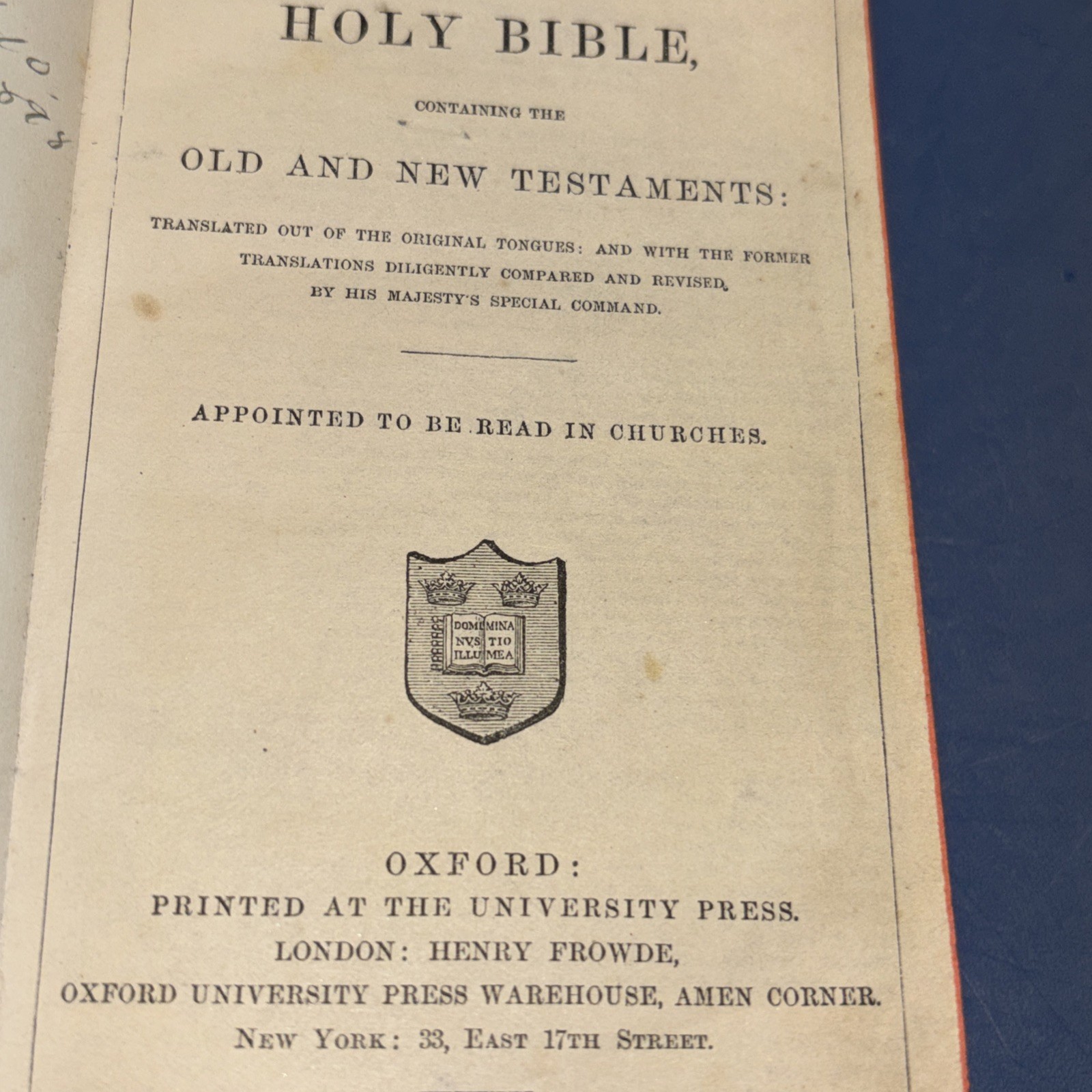 Antique 1898 Oxford Holy Bible KJV Pocket Bible Maps Gilt Edges 5.5″x3.5″