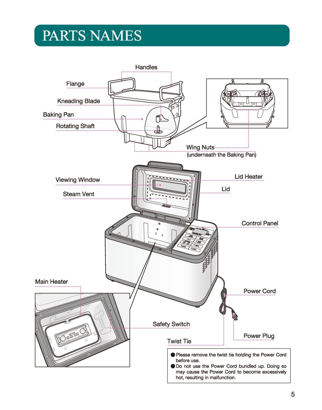 Zojirushi BB-PAC20 Home Bakery Virtuoso Bread Machine Owners Manual + Recipes!