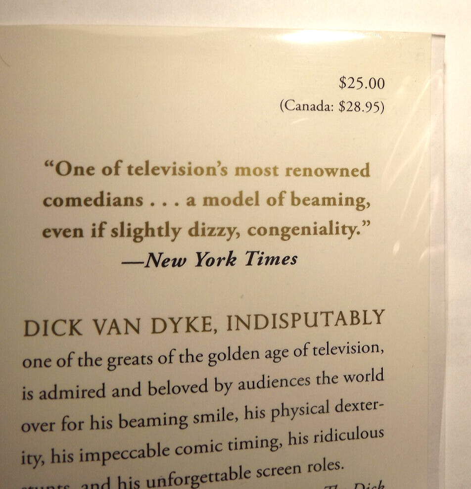 My Lucky Life In & Out of Show Business by Dick Van Dyke (2011) HC.DJ. Signed Ed