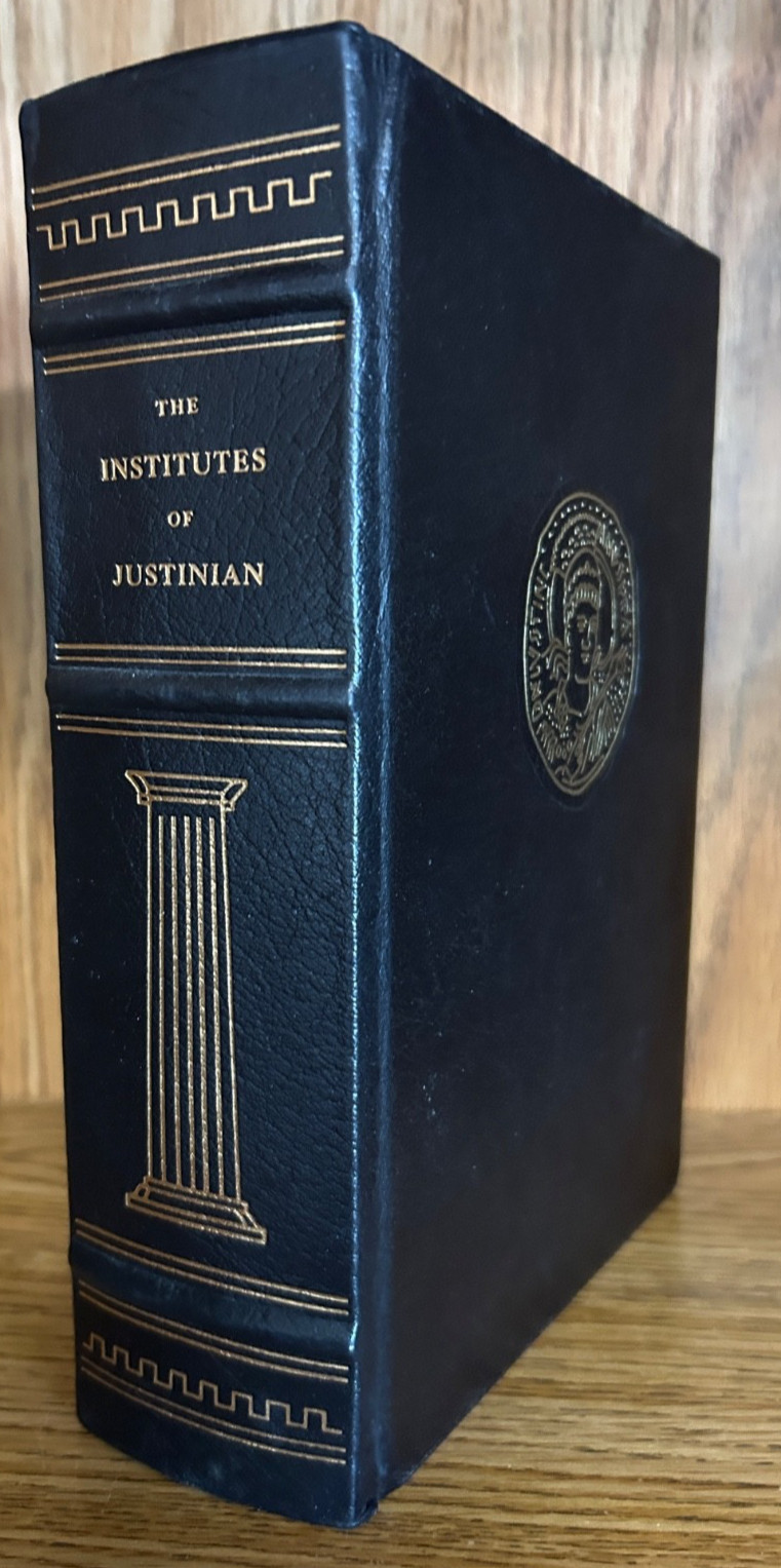 The Institutes of Justinian, Moyle, JB – Leather., Oxford University Press 1985