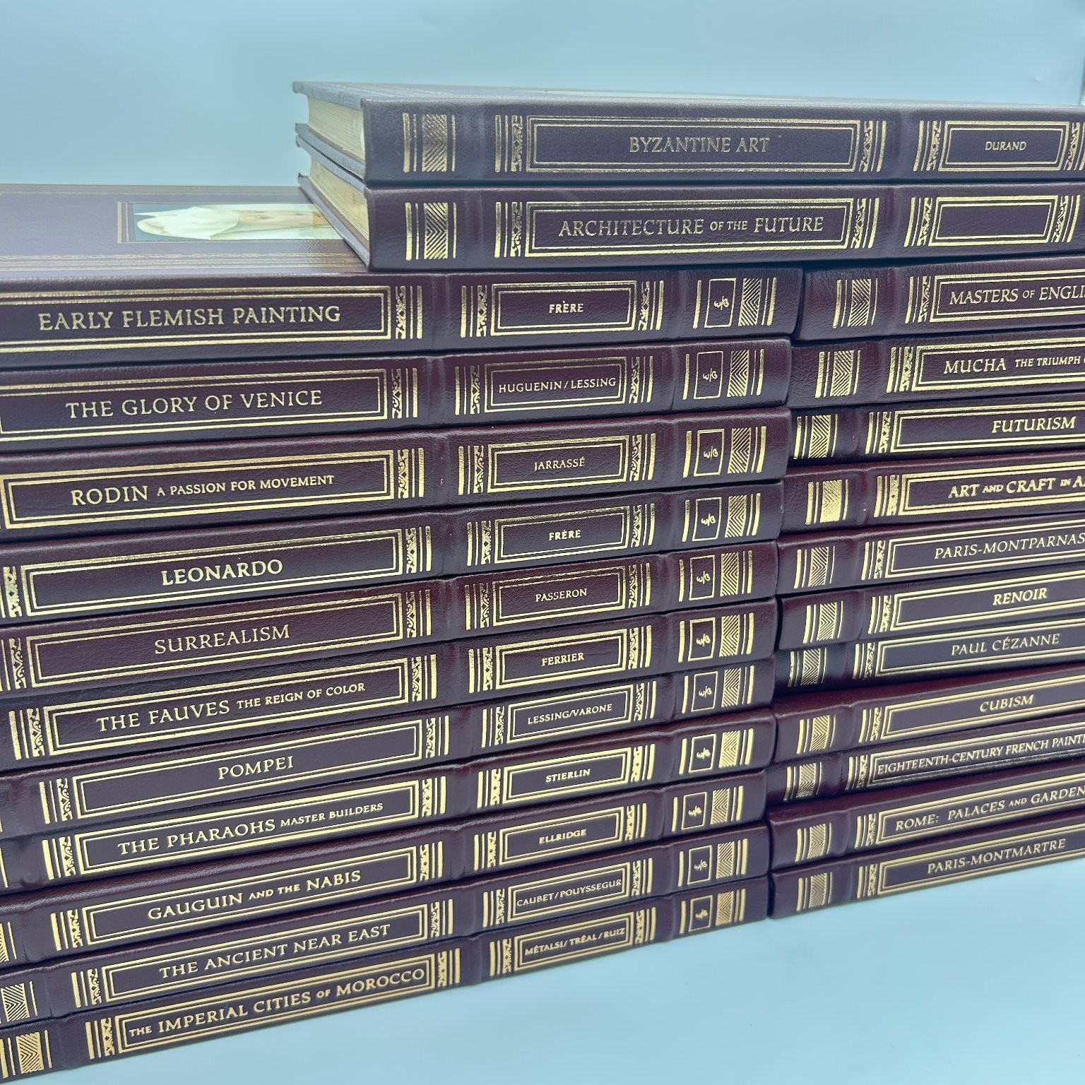 Easton Press Glorious Art Series Lot of 24 Volumes Leather-bound Gilt Edges