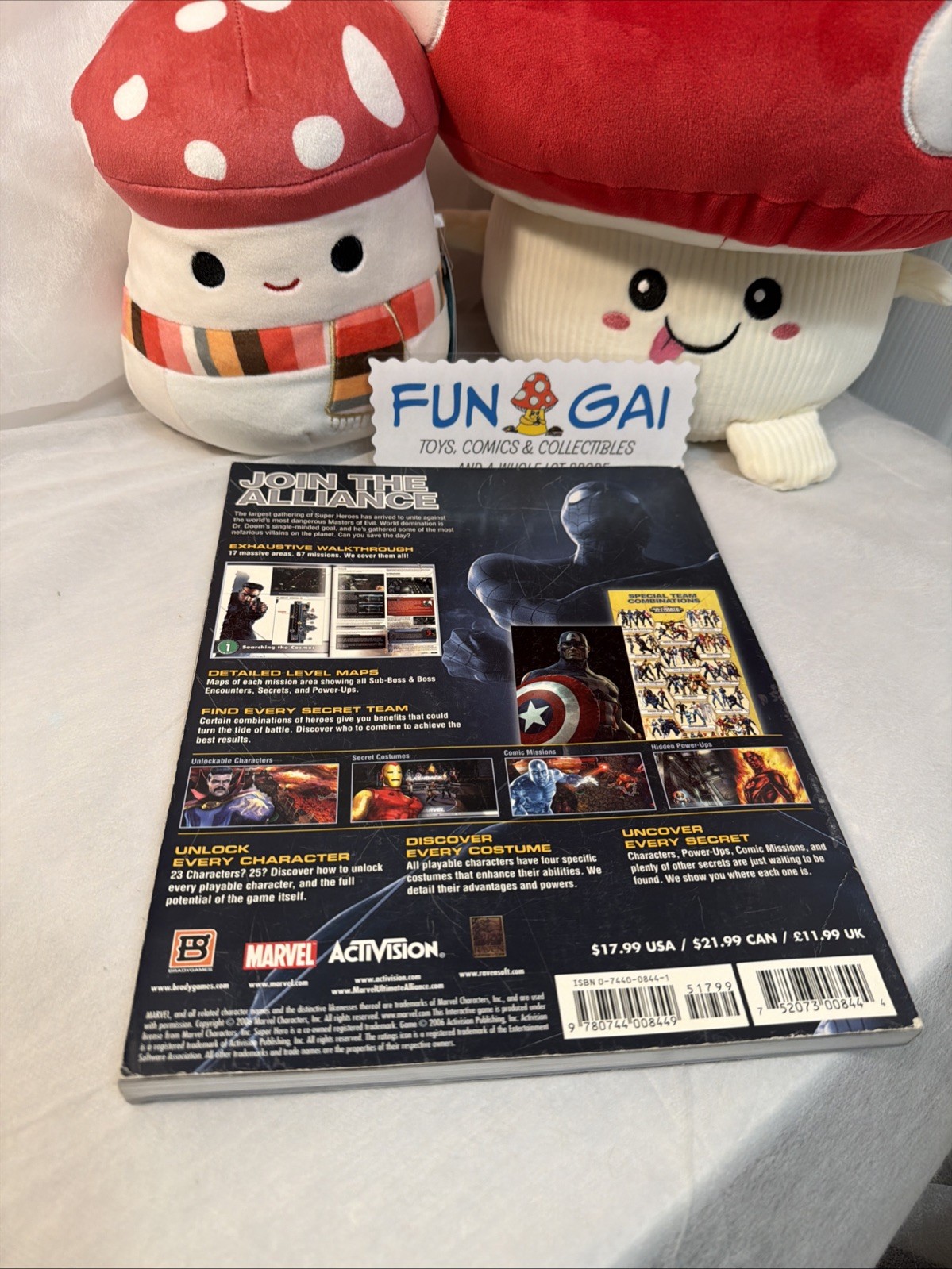 Marvel Ultimate Alliance Strategy Guide – WITHOUT Poster (2006) BradyGames