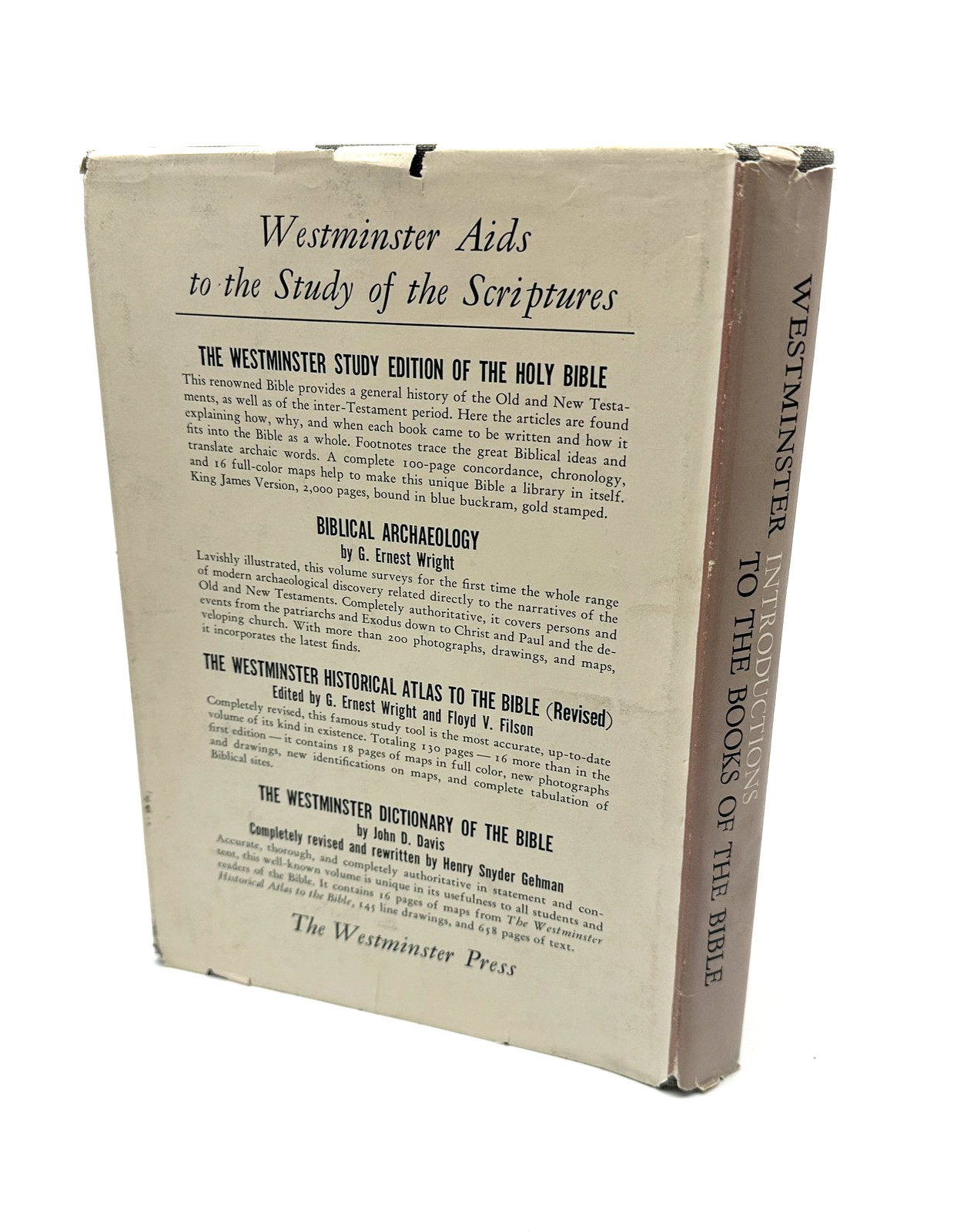 Westminster Introductions to the Books of the Bible 1948 The Westminster Press