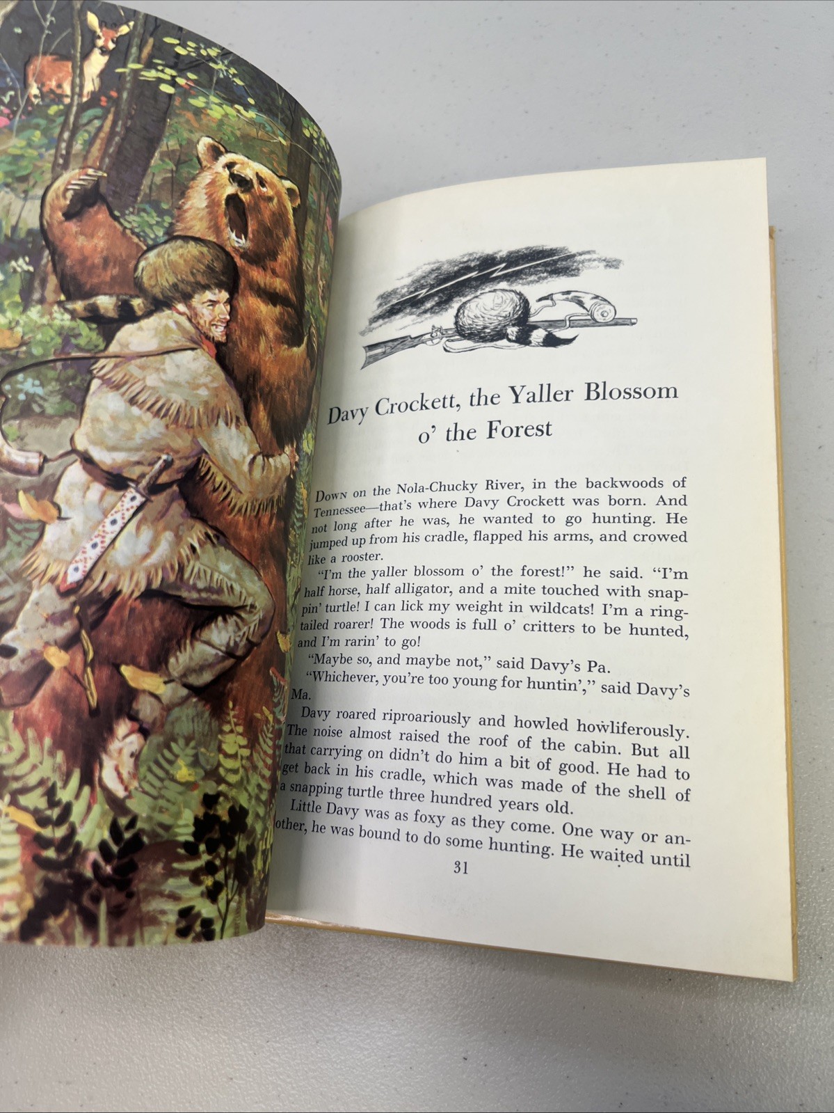 Pecos Bill and Other Tales 1958 Golden Press HC Irwin Shapiro Al Schmidt Art