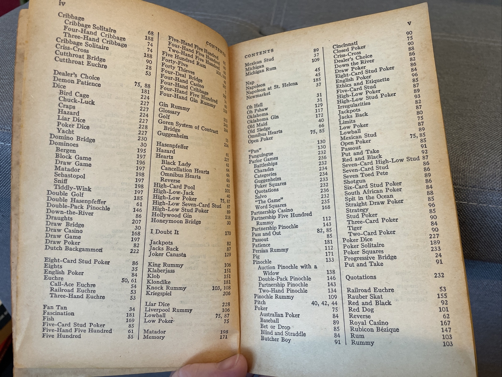 1963 Hoyle’s Rule of Games Signet Book Q4441 by A. Morehead & G. Mott-Smith