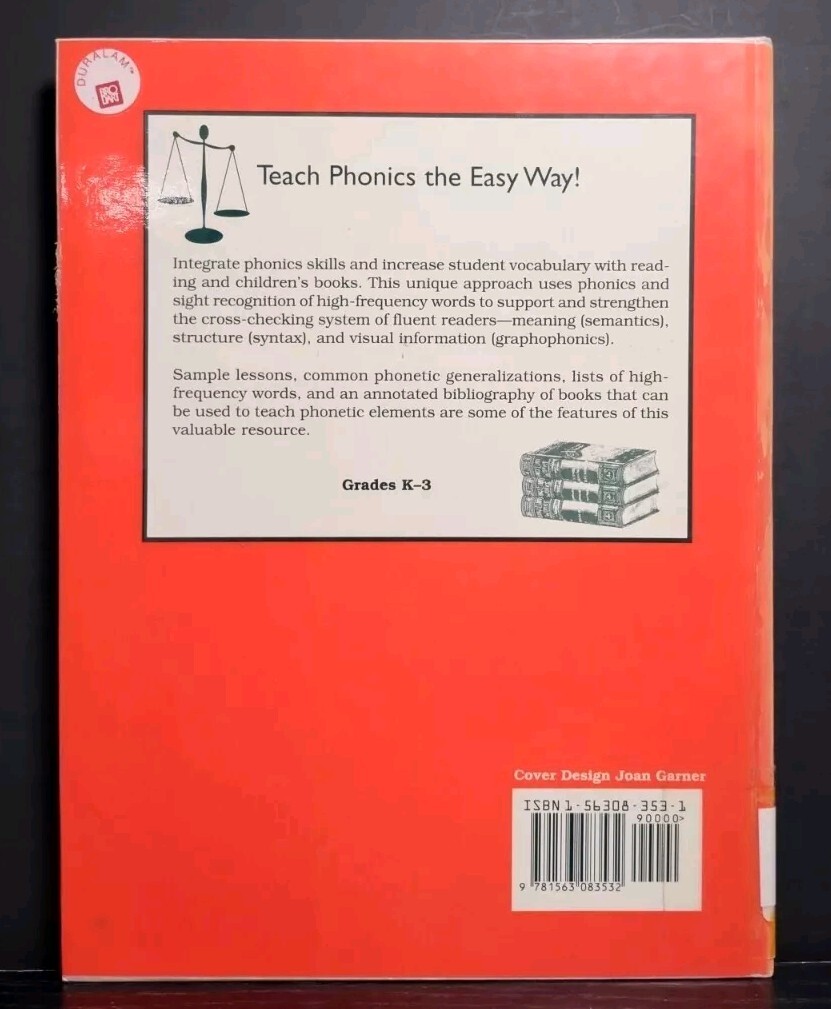 Literature Links to Phonics by Karen J. Durica (Paperback, Ex-Library) Reading &