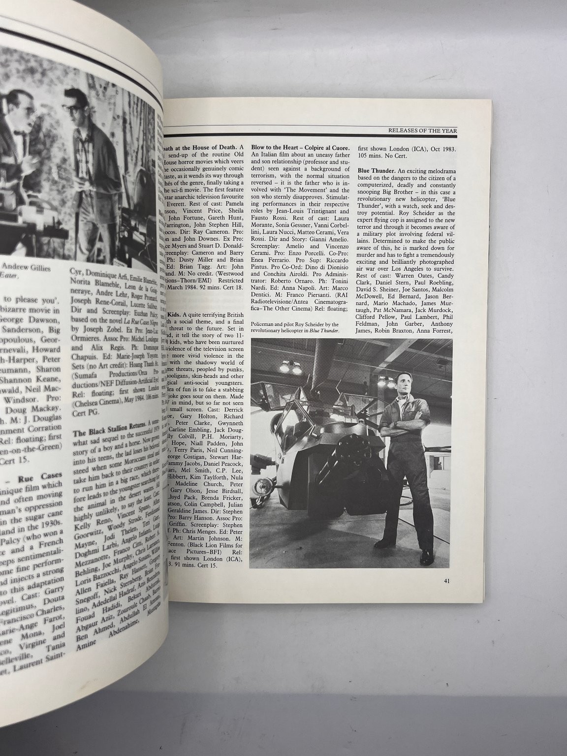 Film Review 1984-5 F Maurice Speed Annual Cinema Video Guide Book