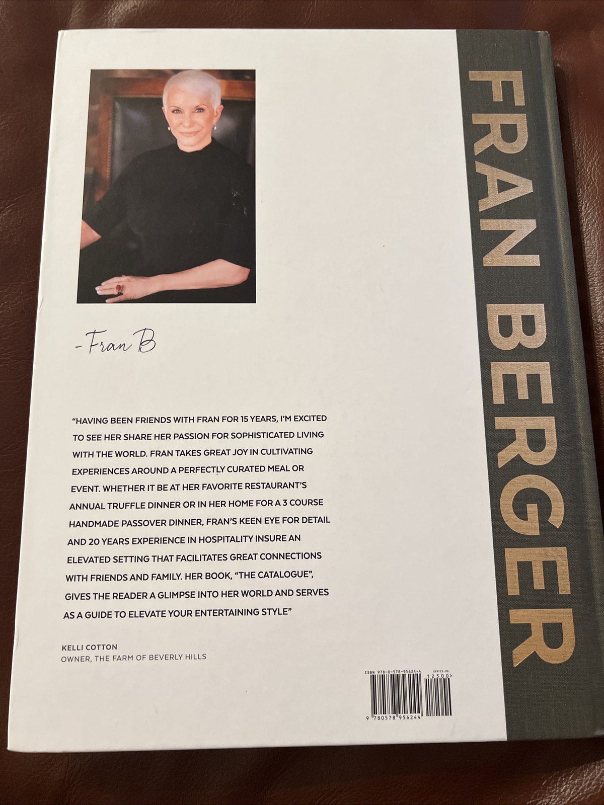 Fran Berger The Catalogue: Vol 01 Hardcover Book