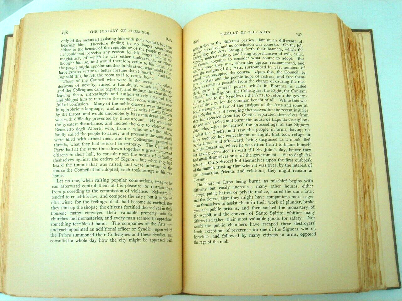 History of Florence Niccolo Machiavelli Renaissance Edition Limited Copy #503