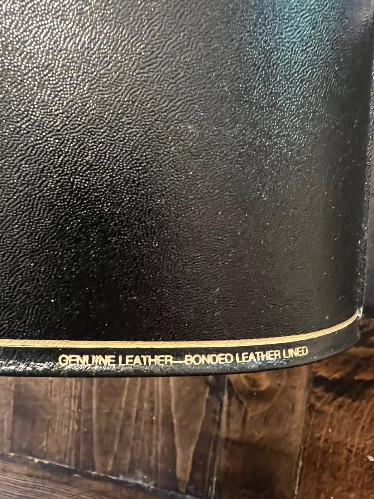 Matching Black Leather Scriptures 7-1/2” X 5-1/2” Clean Pages!