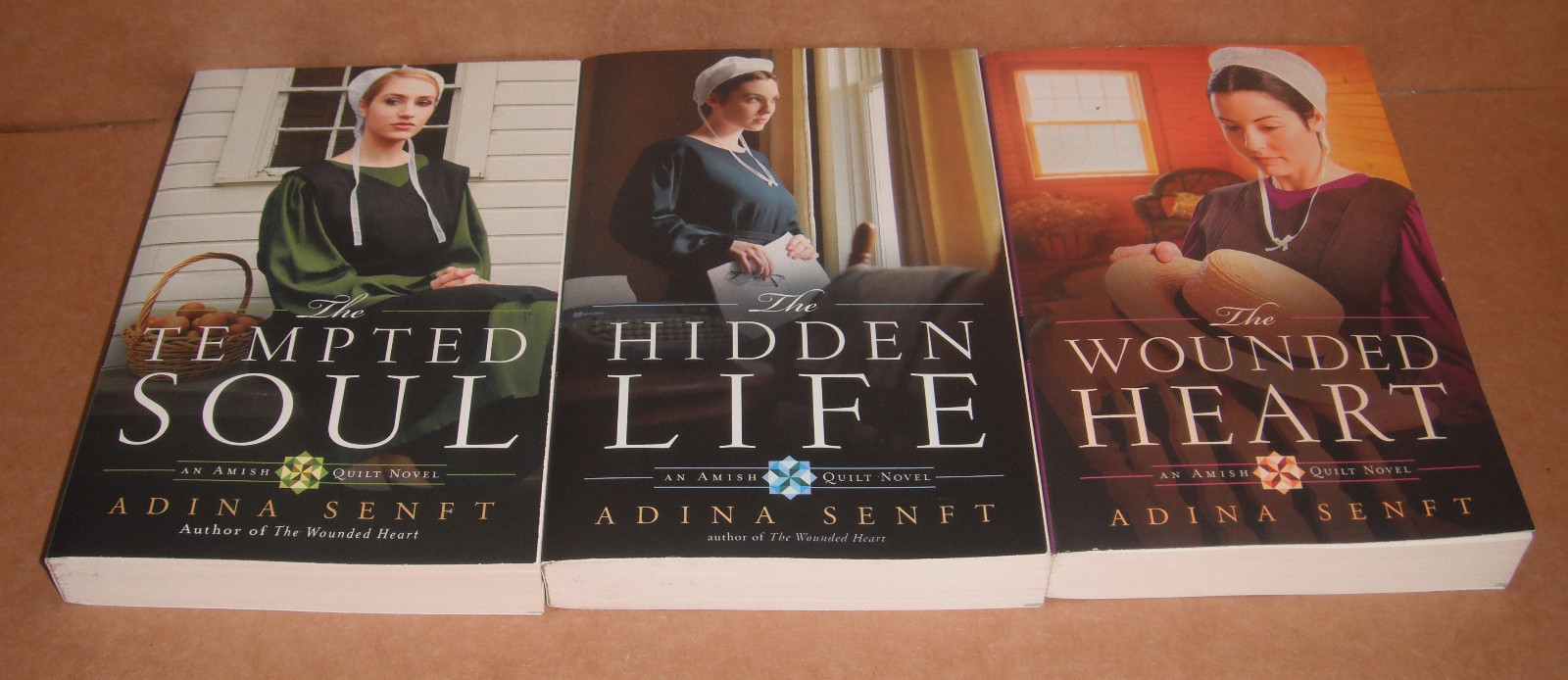 Amish Quilt Vol.1,2,3 Complete Set by Adina Senft Paperback NEW