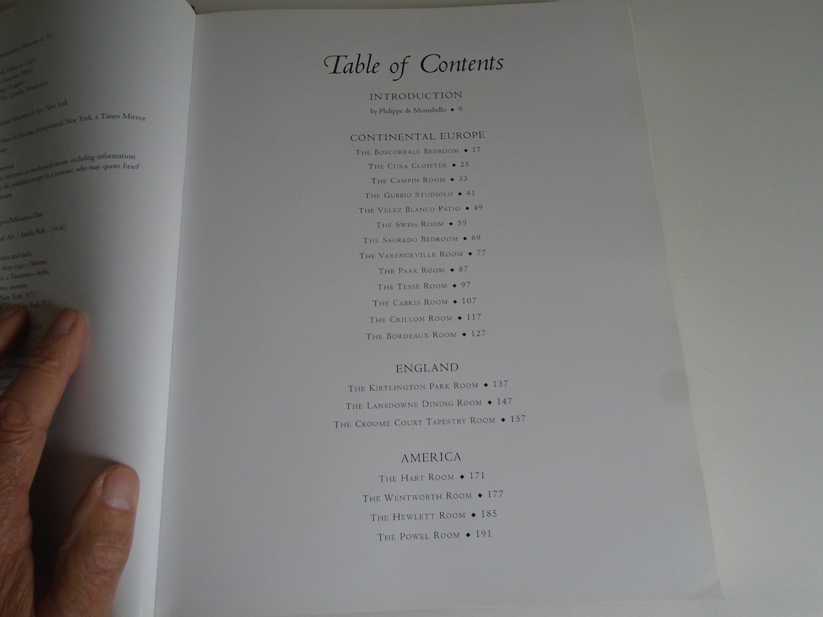 Period Roms In The Metropolitan Museum of Art, 1996 1st Edition, 312 Pages