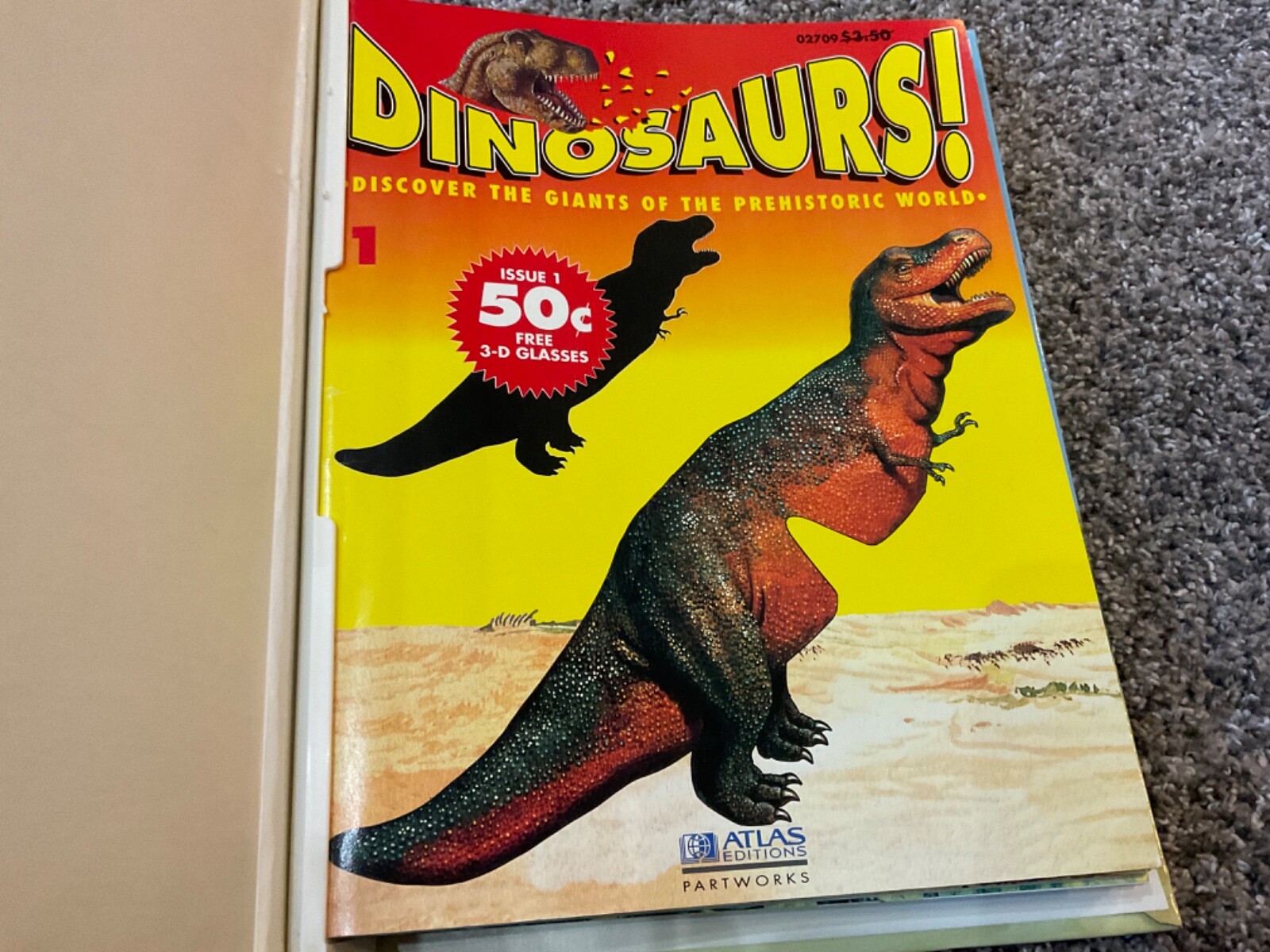 1993 Dinosaurs Discover Giants of the Prehistoric World Binder #1 Issues 1-19