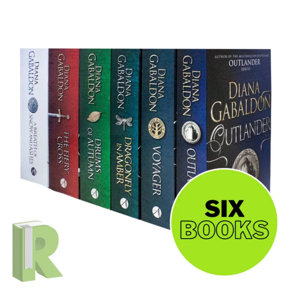 Outlander Series 1 Diana Gabaldon Collection 6 Books Set Drums Of Autumn, Fi…