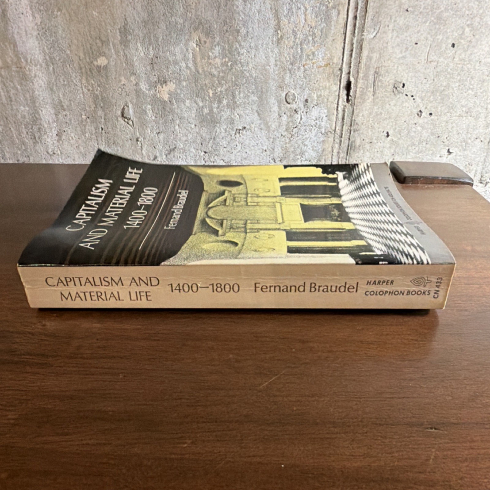 Capitalism and Material Life 1400-1800 by Fernand Braudel, Paperback, Colophon