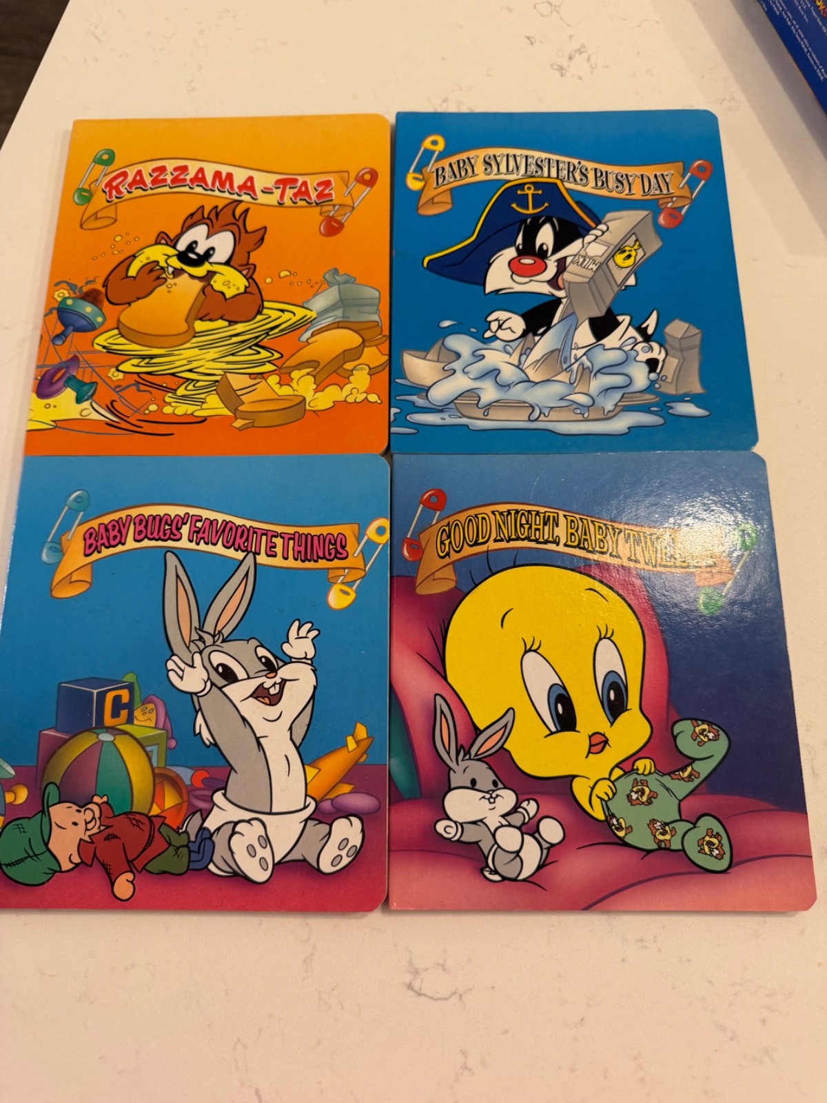 Vintage Looney Tunes Lovables Board Book Collection