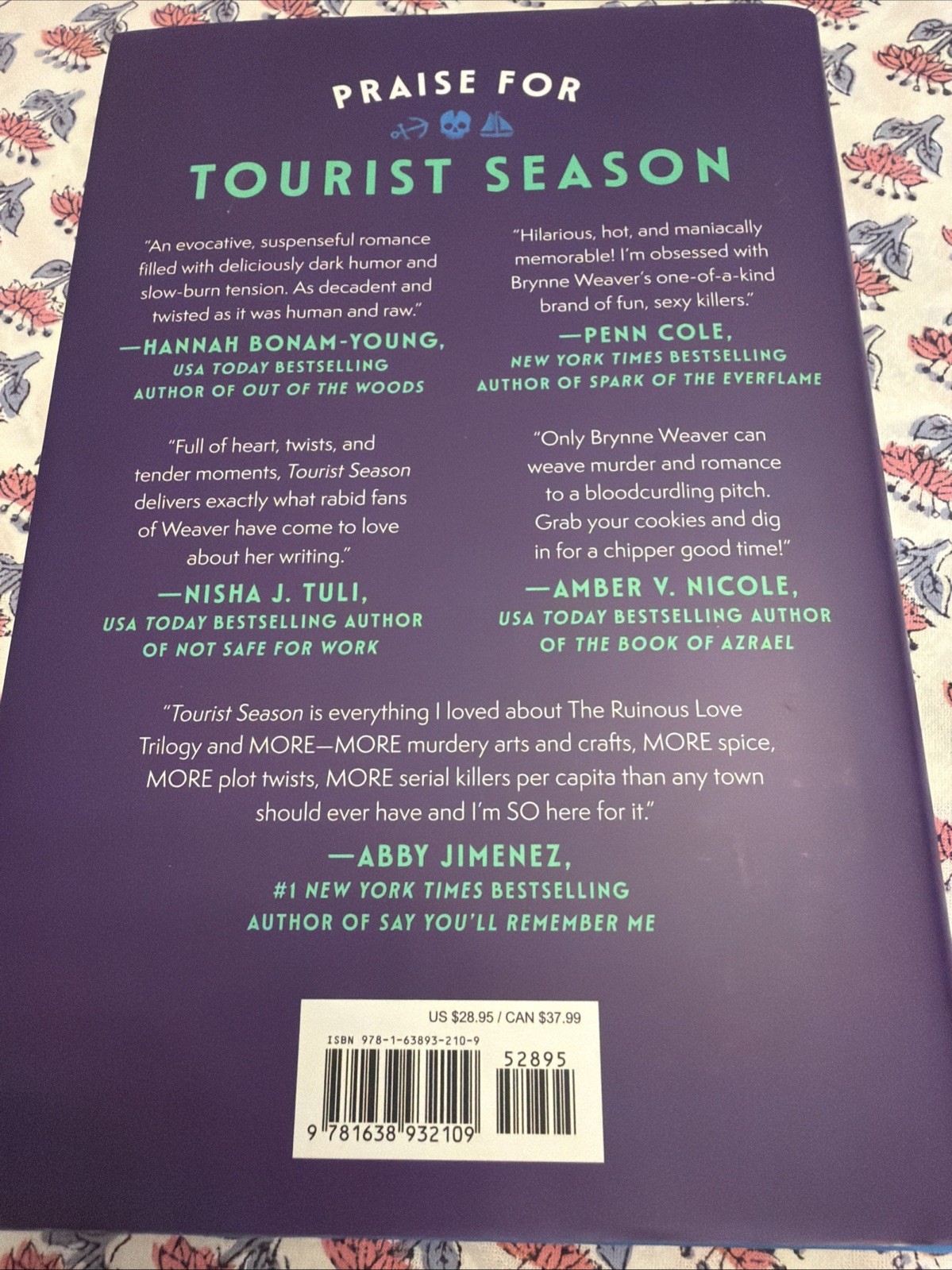 Tourist Season A Novel By Brynne Weaver