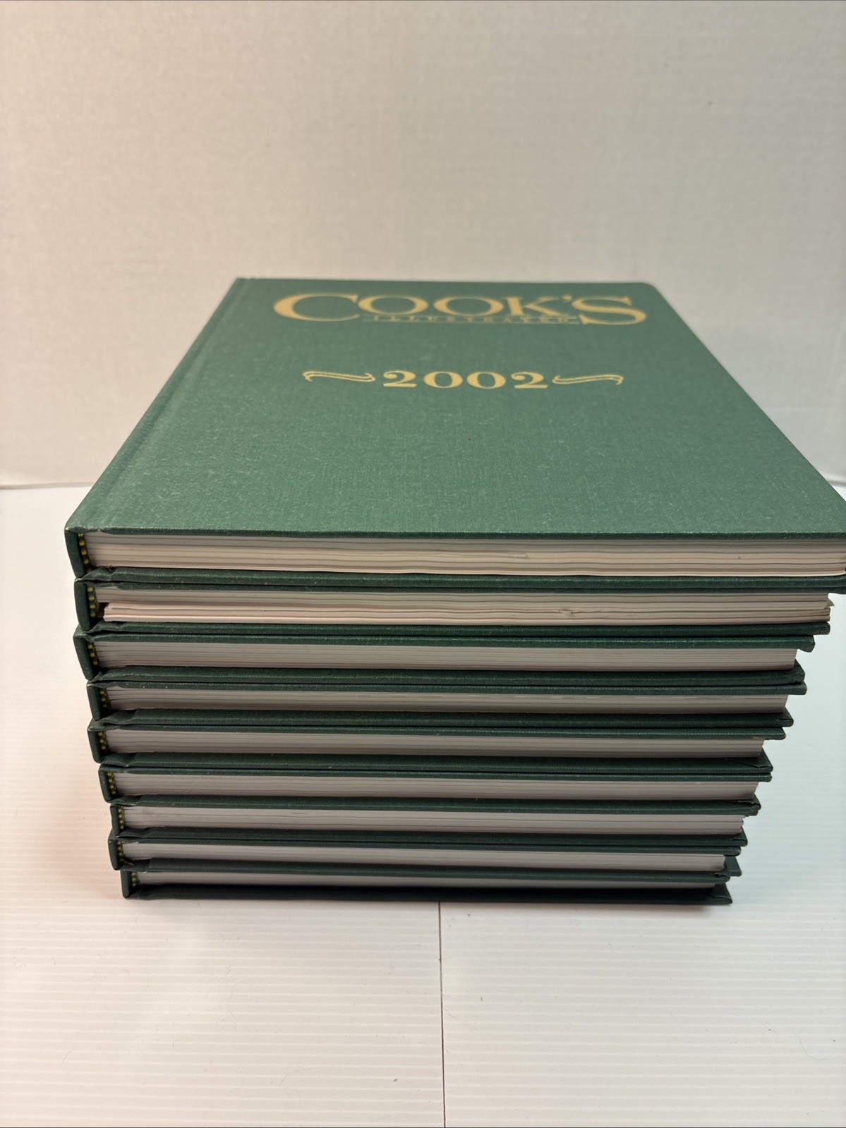 Lot of 9 Cook’s Illustrated Annual Edition Cookbooks 2002 – 2021 Mixed Years