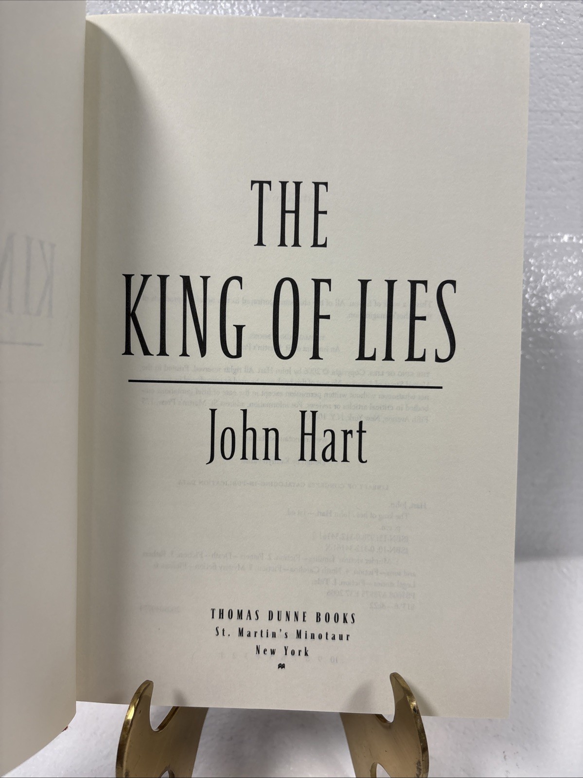 Lot of 3 Signed Books by John Hart, 1st Edition/1st Printing