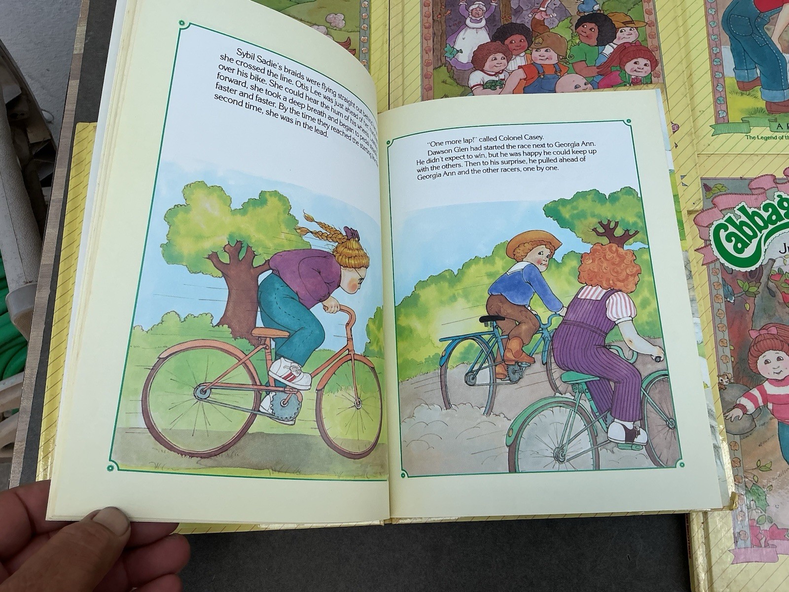 Vintage Cabbage Patch Kids Books Lot of 8 Hardcover Parker Brothers