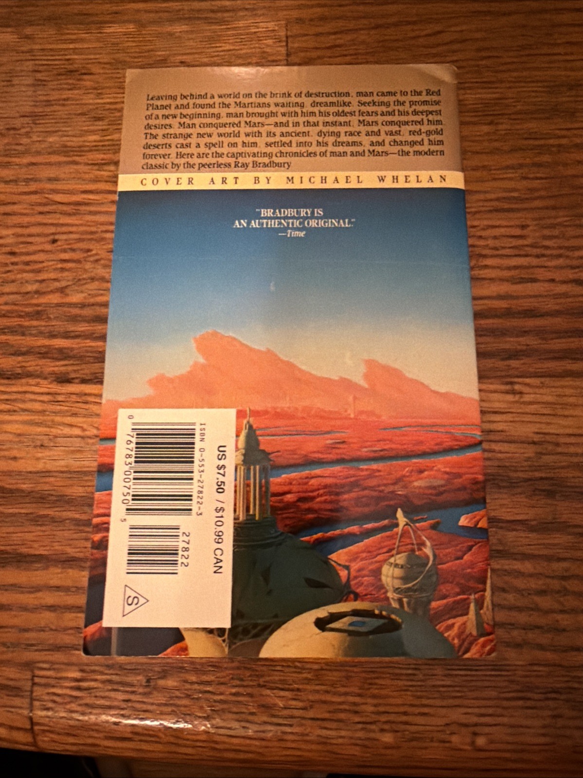 THE MARTIAN CHRONICLES by Ray Bradbury – Grand Master Edition – Bantam PB 1979