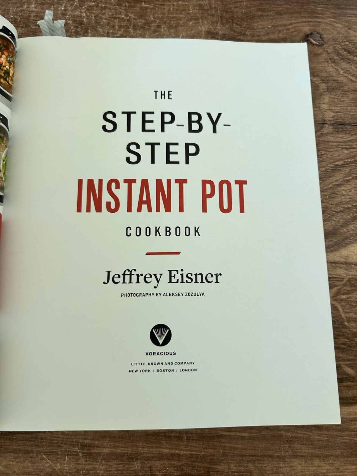 Eisner, Jeffrey : The Step-by-Step Instant Pot Cookbook: