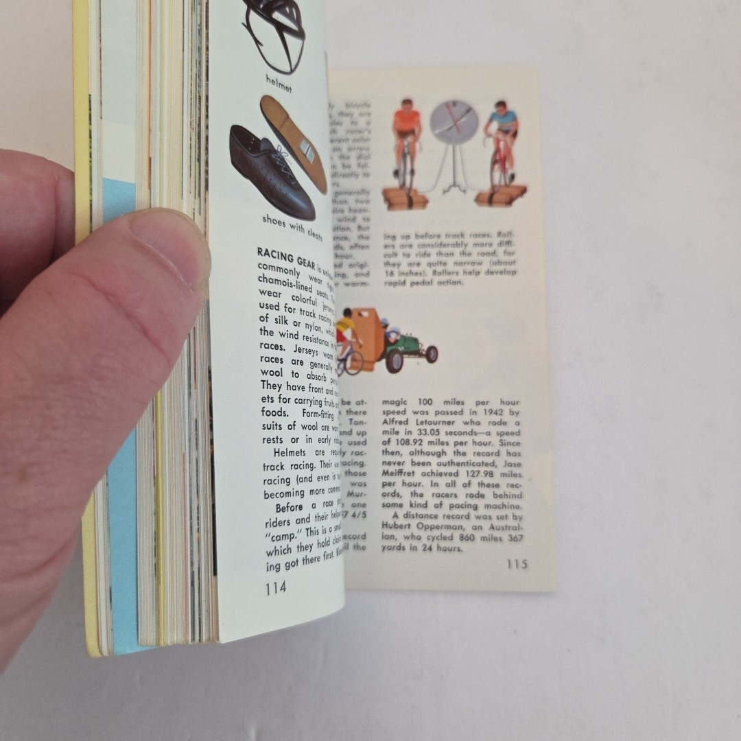 Bicycling: A Golden Guide Book PB ~1972 Small Golden Press 🚲 1st Print