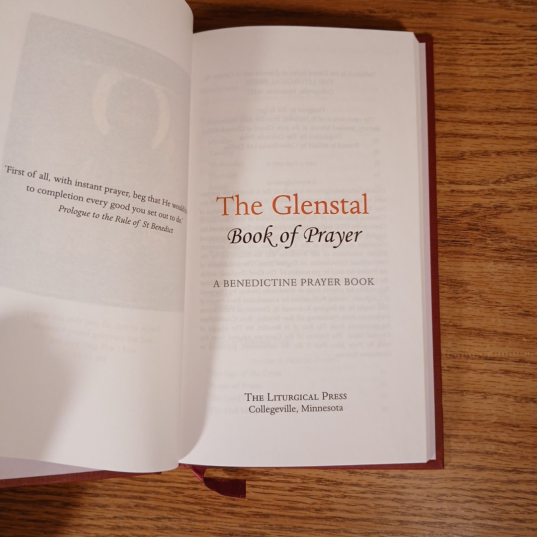 The Glenstal Book Of Prayer A Benedictine Prayer Book The Liturgical Press NO DJ