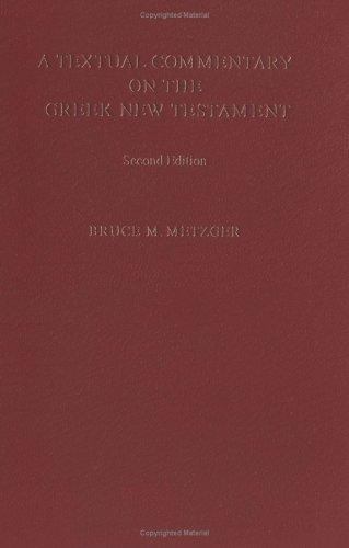 A Textual Commentary on the Greek New Testament