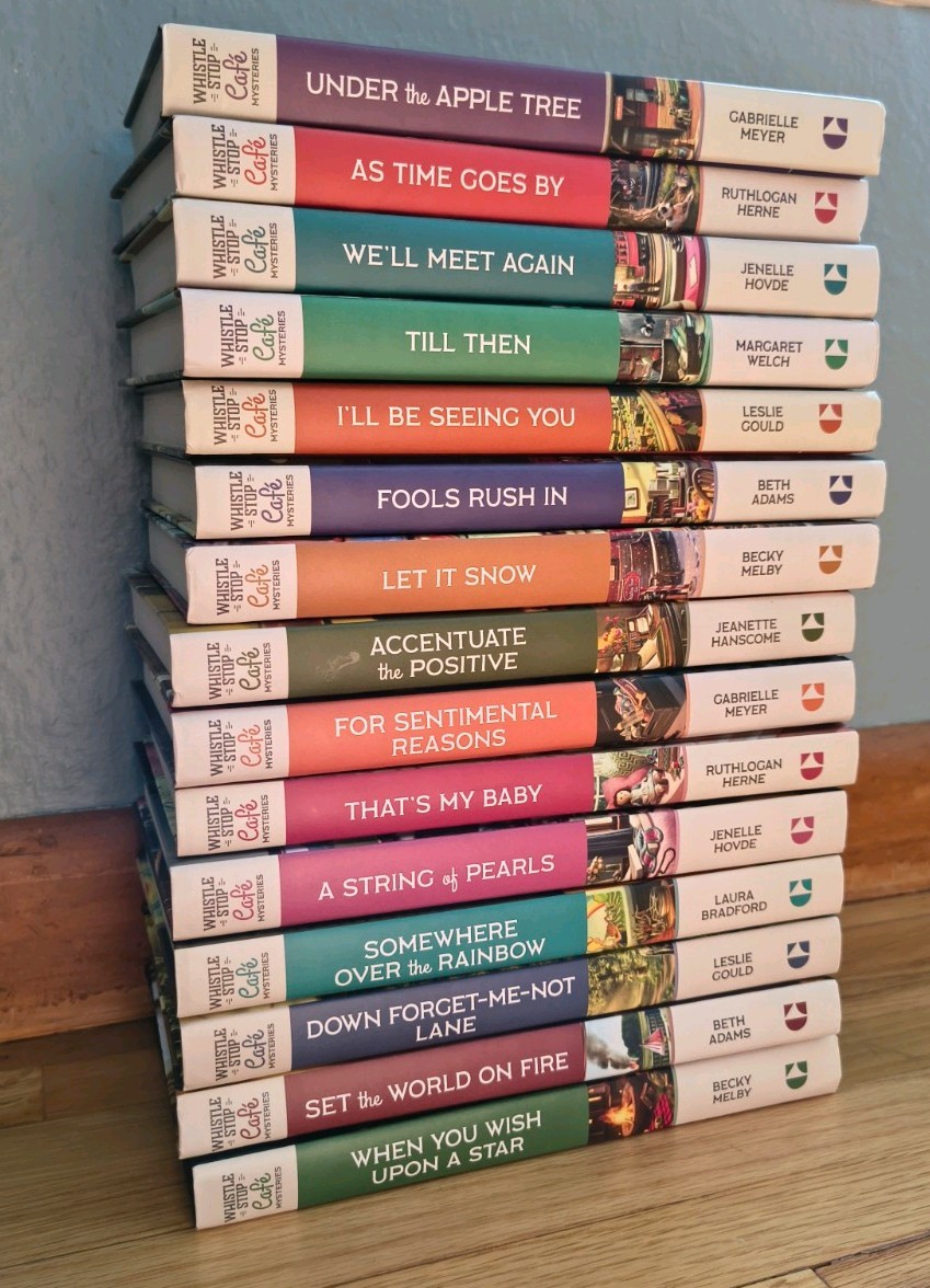 Lot of 15 Whistle Stop Cafe Mysteries Guideposts Christian Cozy Hardcover Set