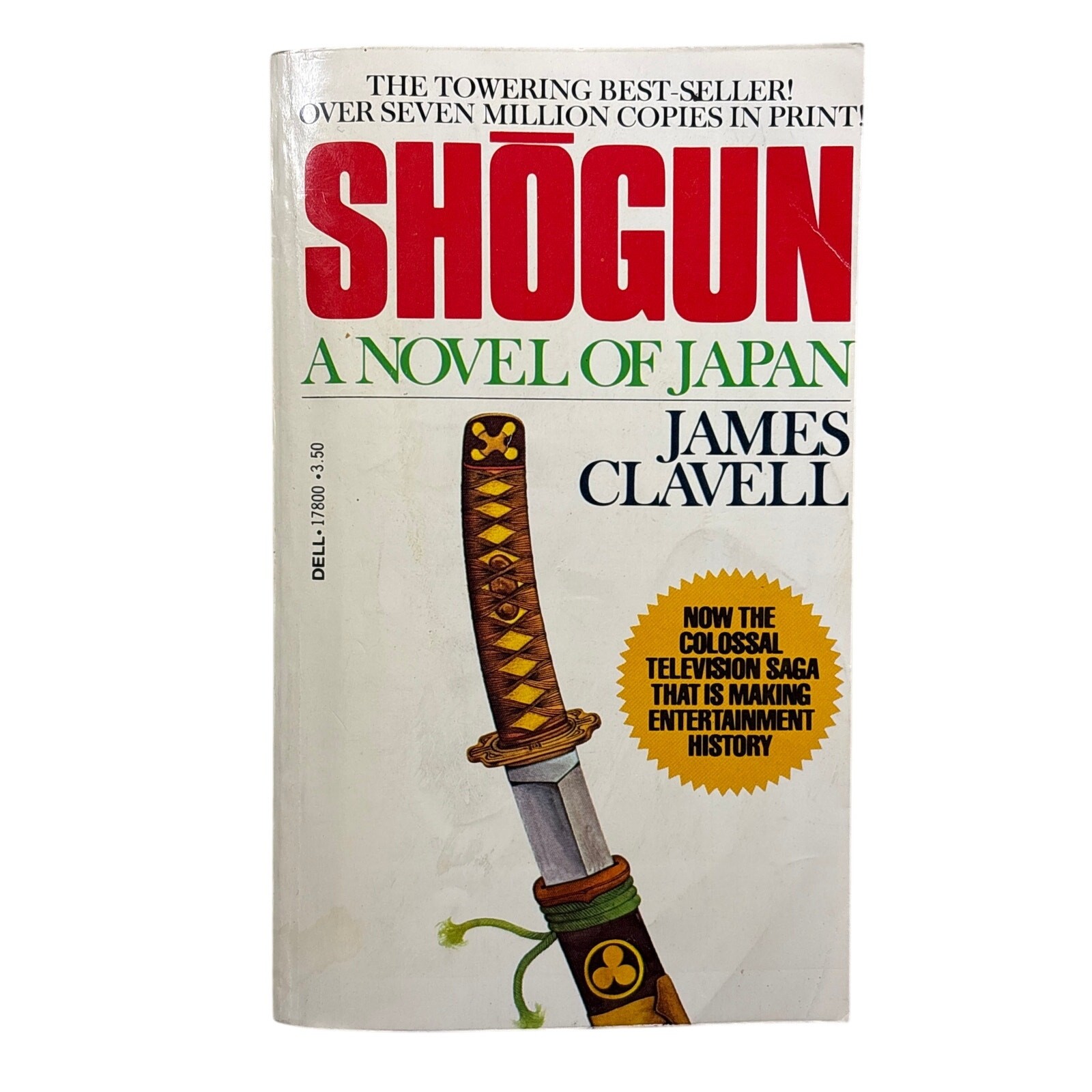 Shogun – A Novel of Japan by James Clavell – paperback First Dell printing 1980